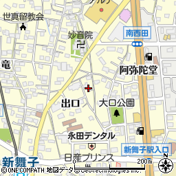 愛知県知多市新舞子出口17周辺の地図