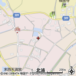 兵庫県三田市北浦138周辺の地図