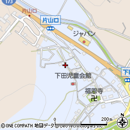 大阪府豊能郡能勢町下田95周辺の地図