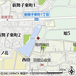 愛知県知多市金沢稲荷山48周辺の地図