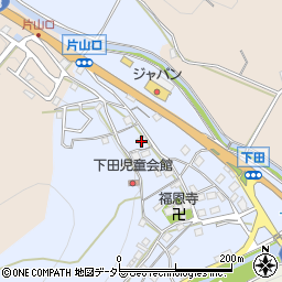 大阪府豊能郡能勢町下田103周辺の地図