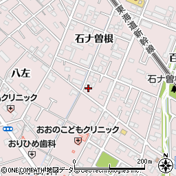 愛知県安城市安城町石ナ曽根周辺の地図