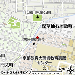 京都府京都市伏見区深草越後屋敷町57-6周辺の地図