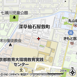 京都府京都市伏見区深草越後屋敷町62-20周辺の地図