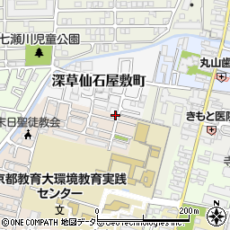 京都府京都市伏見区深草越後屋敷町62-18周辺の地図