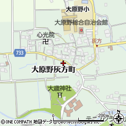 京都府京都市西京区大原野灰方町周辺の地図