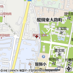 京都府京都市伏見区醍醐中山町21周辺の地図