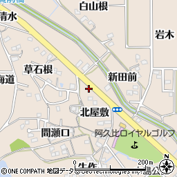 愛知県知多郡阿久比町草木草清水12周辺の地図