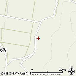 広島県庄原市西城町大佐257周辺の地図