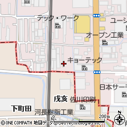 京都府京都市南区久世殿城町326周辺の地図