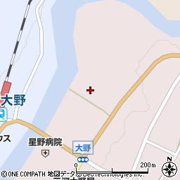 愛知県新城市大野上野83周辺の地図