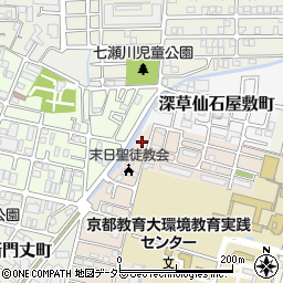 京都府京都市伏見区深草越後屋敷町57周辺の地図