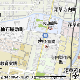 京都府京都市伏見区深草北蓮池町906-9周辺の地図