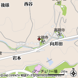 愛知県岡崎市高隆寺町本郷周辺の地図