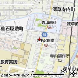 京都府京都市伏見区深草北蓮池町906-14周辺の地図