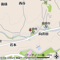愛知県岡崎市高隆寺町（本郷）周辺の地図