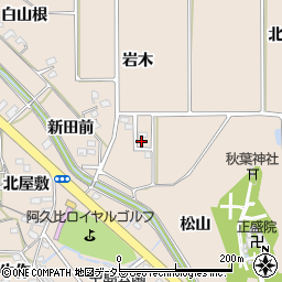 愛知県知多郡阿久比町草木岩木128周辺の地図