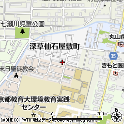 京都府京都市伏見区深草仙石屋敷町10周辺の地図
