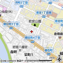 愛知県岡崎市朝日町4丁目36周辺の地図