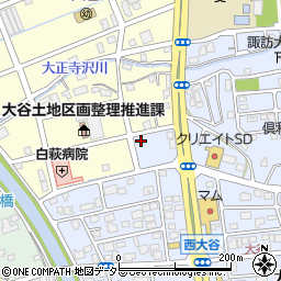 日本平自動車株式会社周辺の地図