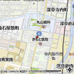 京都府京都市伏見区深草北蓮池町906-15周辺の地図
