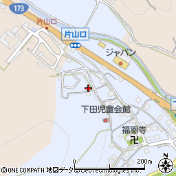 大阪府豊能郡能勢町下田76周辺の地図