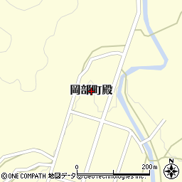 静岡県藤枝市岡部町殿周辺の地図