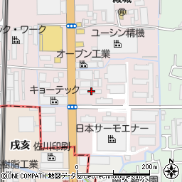 京都府京都市南区久世殿城町575周辺の地図