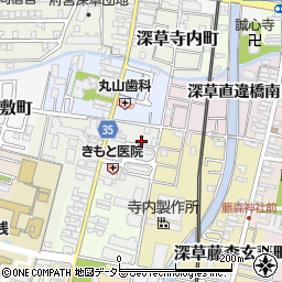 京都府京都市伏見区深草北蓮池町913-8周辺の地図