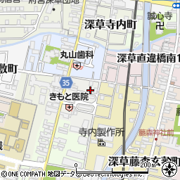 京都府京都市伏見区深草北蓮池町913-6周辺の地図