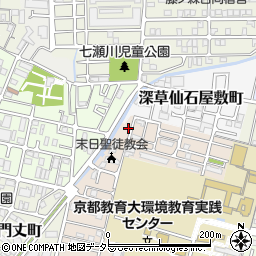 京都府京都市伏見区深草越後屋敷町57-14周辺の地図