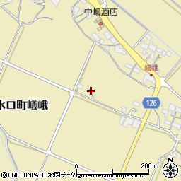 滋賀県甲賀市水口町嶬峨796周辺の地図
