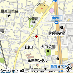 愛知県知多市新舞子出口16-3周辺の地図