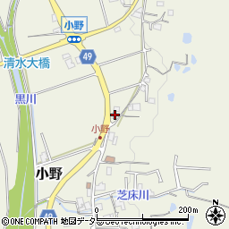 兵庫県三田市小野566周辺の地図