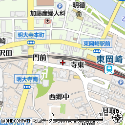個別教室のトライ東岡崎駅前校周辺の地図