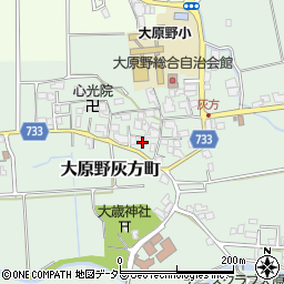 京都府京都市西京区大原野灰方町509周辺の地図