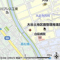 静岡県静岡市駿河区西大谷14周辺の地図