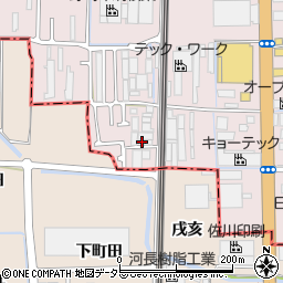 京都府京都市南区久世殿城町319周辺の地図