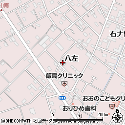 愛知県安城市横山町八左202-3周辺の地図