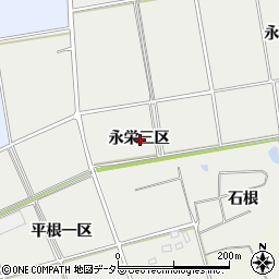 愛知県知多郡東浦町生路永栄三区周辺の地図