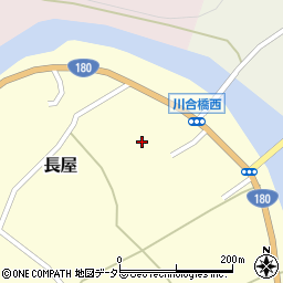 岡山県新見市長屋周辺の地図