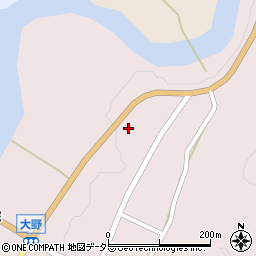 愛知県新城市大野横町周辺の地図