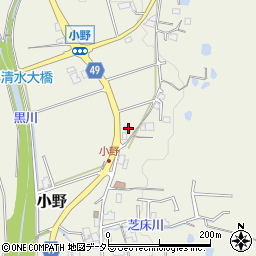兵庫県三田市小野570周辺の地図