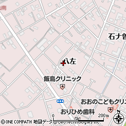 愛知県安城市横山町八左202周辺の地図