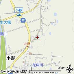 兵庫県三田市小野616周辺の地図