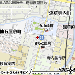 京都府京都市伏見区深草北蓮池町905-2周辺の地図