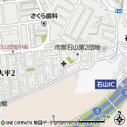 株式会社川北商店　石山支店周辺の地図