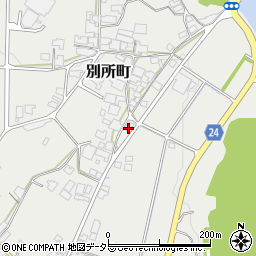 兵庫県加西市別所町540周辺の地図
