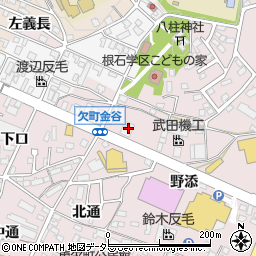 岡崎信用金庫根石支店周辺の地図
