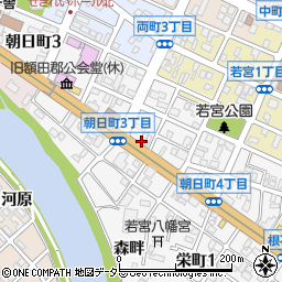 丸弘ガラス店周辺の地図